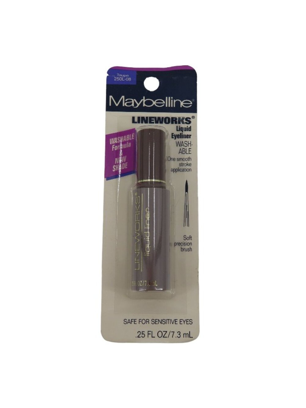 Maybelline Lineworks Taupe 250L-08 Liquid Eyeliner .25oz 041554634921 NEW Sealed